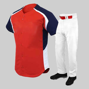 Uniforme de béisbol para hombre superventas, nuevo diseño, poliéster de alta calidad, ropa deportiva transpirable, estilo de conjunto en línea - Product Image 1
