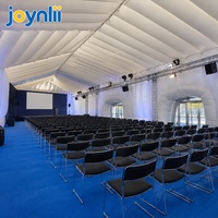 Tente d'exposition gonflable géante en PVC pour salons professionnels et présentations de marques
