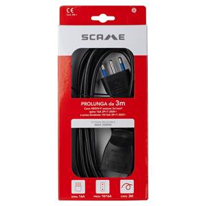 Cable de Extensión Eléctrico Negro 3M H05VV-F 3x1 mm² (16A 2P+T) PP0386 1R - Product Image 2