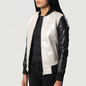 แจ็คเก็ตหนังผู้หญิงขายดี ทรงเข้ารูป สำหรับฤดูหนาว ดีไซน์สั่งทำพิเศษ ระบายอากาศได้ดี ผลิตด้วยผ้าถักเนื้อแน่น - Product Image 5