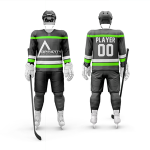 Fourniture directe d'usine personnalisable OEM/ODM transfert de chaleur imprimé séchage rapide respirant maillots de Hockey sur glace équipe personnalisée - Product Image 4