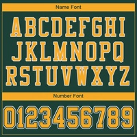 Jersey Sepak Bola Amerika Gaya Kejuaraan Premium Poliester Seragam Tim Pria Hijau Kuning Jersey Sepak Bola V-Neck Atasan Jaring