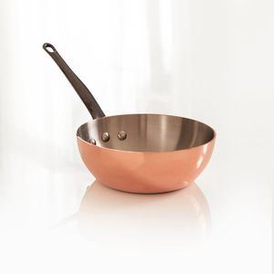 Classic Designed Metal Sauce Pan With Long Handle For Kitchenware Hotelware And Restaurantware Rose Gold Polish Copper Utensils - Product Image 4