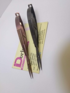 Marque privée Micro ciseaux à ressort en acier inoxydable sourcils pointe pointue qualité professionnelle sourcil toilettage certifié CE personnalisé - Product Image 3