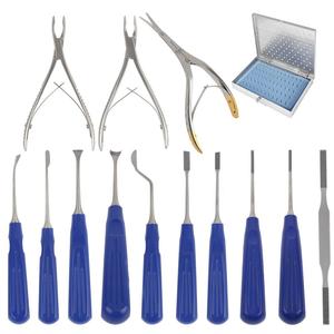 Outil d'instruments de conservation du nez Chirurgie nasale majeure Basic Tastan Cakir Micro Nasal Gubisch Rhinoplastie Lot de 14Pc - Product Image 2