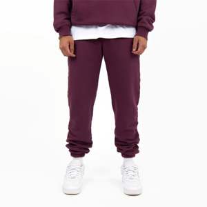 Custom Logo Casual <b>Mens</b> <b>Trousers</b> <b>Elastic</b> <b>Waist</b> Casual Sweat Sweatpants Loose Fit Straight Leg Plain Jogger Pants - Product Image 1