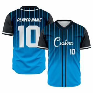 Maillot de baseball pour homme - Doux, respirant, 100% polyester, évacuation de l'humidité et séchage rapide, grande taille pour les jeux en plein air, les séances d'entraînement - Product Image 5