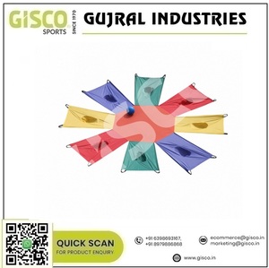 Le parachute en forme de tournesol de haute qualité est parfait pour la coordination et les compétences de renforcement d'équipe disponibles à un prix abordable - Product Image 2