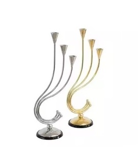 เชิงเทียนโลหะรูปทรงเขากวางสวยสำหรับตกแต่งงานไฟ - Product Image 6