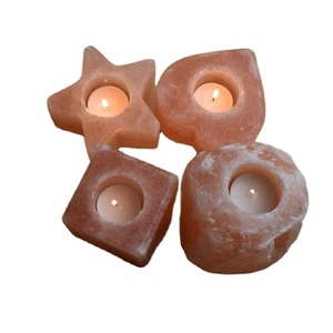 หิมาลายันที่ใส่เทียนหอมรูปดวงตา1กก. ที่ใส่เกลือแบบเดี่ยวที่ใส่เทียนชาแบบมีไฟ - Product Image 2