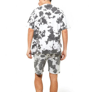 Ensemble de survêtement décontracté pour homme personnalisé en 2 pièces, été, 100% coton, t-shirt imprimé et short, ensemble assorti en tissu éponge, ensembles courts - Product Image 4