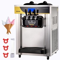 Máquinas comerciales digitales para hacer helados, nuevas y de alta demanda, con opciones de maíz, frutas y chocolate, automatizadas