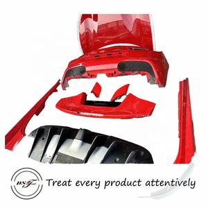 Soporte de entrada de aire para la rejilla del parachoques trasero y barra transversal para Ferrari 488GTB 488Spider - Product Image 5