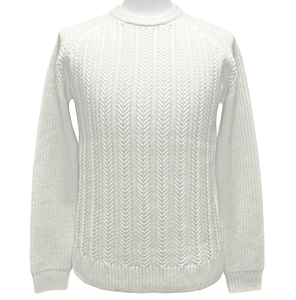 Jersey de lana de Cachemira con cuello redondo para hombre, Jersey de punto con Cable de manga larga, personalizado, a la moda, nuevo - Product Image 1