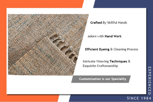 Grand tapis de jute personnalisé du fabricant direct Fibre de jute écologique de haute qualité brodée pour la prière en vente - Product Image 6