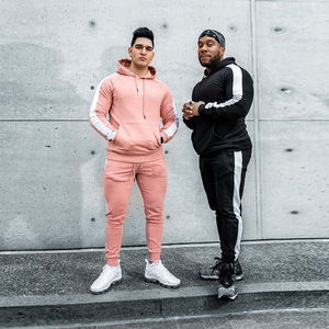 2024ชุดวอร์มสำหรับผู้ชายดีไซน์ใหม่ล่าสุดผ้าฟลีซผ้าฝ้าย100% ออกแบบได้ตามต้องการสี - Product Image 3