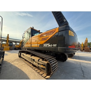 Excavatrice Hyundai R305LC-9T d'origine, excavatrice sur chenilles Hyundai 305LC-9T d'occasion de 30,5 tonnes avec moteur Cummins - Product Image 4