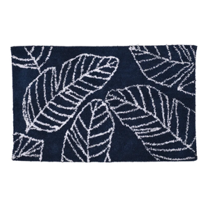 Tapis de bain tapissé en coton Mittal Export Leaf Design - Product Image 3