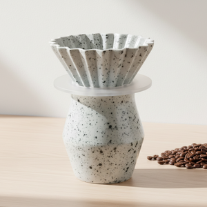 Premium Quality Multi Purpose 3460991SETS-0.35 Durable Porcelain <b>Pot</b> & Dripper <b>Set</b> For Coffee Lovers - Product Image 5