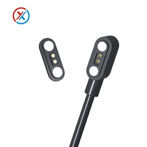 Kustom kualitas tinggi 2-PIN konektor Pitch 2.5mm pria dan wanita kepala magnetik pogo pin konektor - Product Image 1