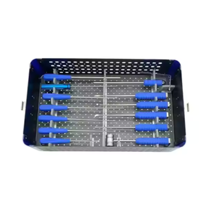 Surgiright Spinal UBE Instrumentos Set Autoclavable Unilateral Biportal Instrumento endoscópico con bandejas de esterilización Caja de acero - Product Image 3