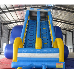 บ้านลมพีวีซีสำหรับงานหนัก แบบพองลม สำหรับเด็กเล่นกลางแจ้ง พร้อมสไลเดอร์ ขนาดใหญ่ เหมาะสำหรับสวนสนุก - Product Image 4