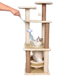 Árbol para Gatos Grande y Estable al por Mayor, Torre para Gatos de Varios Niveles para el Hogar, Árbol Moderno para Gatos con Rascador de Sisal - Product Image 2