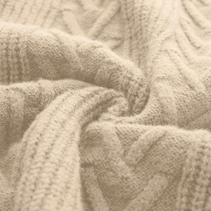 Wholesale Custom Men's <b>Cable</b> Knit Sweater Heavyweight Warm Crewneck Pullover OEM Winter Knitwear Wholesale Rate Men Sweaters - Product Image 6