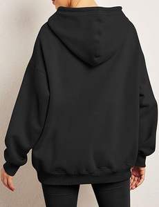 Sudadera con capucha extragrande con logotipo personalizado OEM para mujer, jersey de manga larga, sudadera con Etiqueta Privada, fábrica de ropa al por mayor - Product Image 2