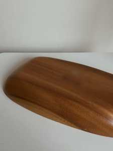 Bandeja de madera para servir hecha a mano y duradera Ideal para el desayuno en la decoración de la mesa de comedor de la cama o uso de cocina rústico respetuoso con el medio ambiente - Product Image 2