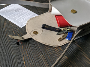 LCBB-0137 dames rétro mode sac à bandoulière en cuir véritable Mini bandoulière multi-compartiments pour été hiver printemps - Product Image 2