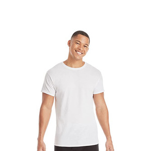 Camisetas de algodón 100% para hombre, camiseta interior de tripulación de alta calidad, tela de punto de gran tamaño de varios colores a la venta - Product Image 1