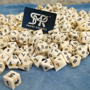 Heavy Duty Polished Buffalo Bone Gaming <b>Dice</b> Set for Dungeons Dragons RPG Tabletop Roleplaying Eco-Friendly Waterproof Natural - Product Image 2
