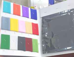 Tissu Voile Léger Biologique Écologique Brodé Style Uni 100% Coton 110 GSM Largeur 52" à Œillets - Product Image 4