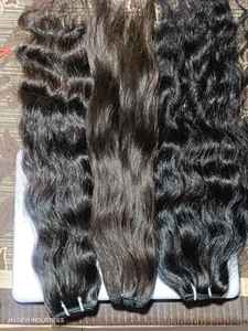 Fournisseur en gros de styles de vague naturelle d'extensions de cheveux humains vierges indiens de haute qualité - Product Image 2