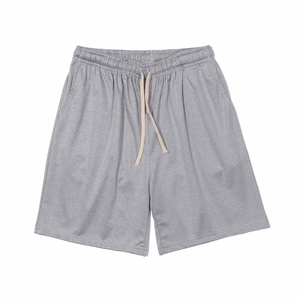 Pantalones cortos de algodón de malla de verano para hombre, estilo informal cómodo, colores sólidos, superventas, nuevo diseño, pantalones cortos de lona personalizados al por mayor - Product Image 1