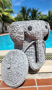 Best Selling Bamboo <b>Seagrass</b> <b>Storage</b> <b>Basket</b> with Lining - Product Image 4