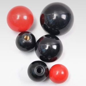 Mango de Máquina Herramienta de baquelita, tuerca de tornillo de bola, núcleo de cobre de hierro rojo negro M14X40 M16X50mm de diámetro - Product Image 3