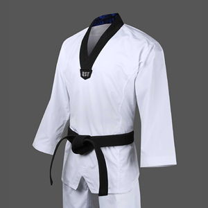 Uniforme de Taekwondo hecho en fábrica de la mejor calidad/trajes de artes marciales precio al por mayor uniformes de kimono Jiu Jitsu - Product Image 1