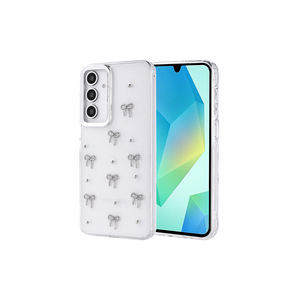 Funda Antigolpes con Airbag para Samsung Galaxy A16, Diseño de Lazo Transparente con Purpurina, Cubierta Trasera de Silicona con Disipación de Calor A53 - Product Image 1