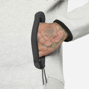 Alta calidad Zip up Street wear Hombres Sudadera con capucha Polar Fleece Peso pesado Ropa de invierno Sudaderas con capucha unisex - Product Image 6