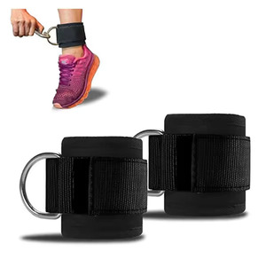 Sangles de cheville professionnelles en néoprène de haute qualité Logo personnalisé PU Gym Cable Machines Work Belt Professional High Quality PU Cheville - Product Image 2