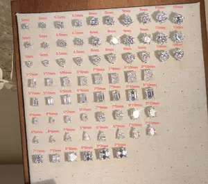 Pendientes de Botón Clásicos y Sencillos LZE, Chapados en Oro de 14K, Plata de Ley 925, con Circonita Cúbica Premium 8A, para Mujer - Product Image 4