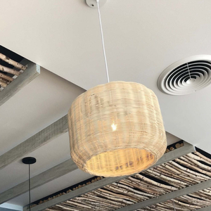 Chandeliers Suspension Light White <b>Rattan</b> Lampshade Pendant Light Hanging Ceiling <b>Lamp</b> Cover <b>Lamp</b> Shades for Home Luxury Decor - Product Image 2