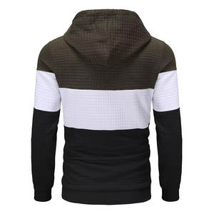 Sudadera con Capucha para Hombre de Alta Calidad, Económica, Tejido Waffle Grueso, Ecológica, Unisex, Personalizable, Estilo Urbano Otoñal - Product Image 3