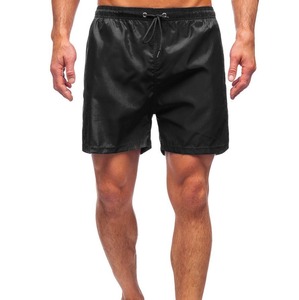 Pantalones cortos de playa personalizables de talla grande para hombre, bañadores de nailon transpirables de secado rápido, ropa de playa OEM de Color sólido - Product Image 1