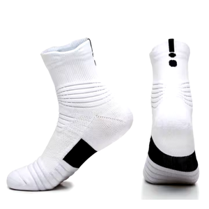 Vente en gros de chaussettes de basketball d'élite pour hommes et femmes chaussettes unisexes de haute qualité avec logo personnalisé - Product Image 3