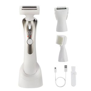 Depiladora Eléctrica Inalámbrica 3 en 1 Recargable por USB, Resistente al Agua, para Mujer, para Rostro, Brazos, Piernas, Axilas y Zona del Bikini - Product Image 1