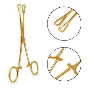 Piercing para el cuerpo, herramienta profesional desechable, fórceps triangulares abiertos, herramienta de joyería quirúrgica certificada CE Mahersi - Product Image 4