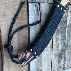 Hache viking artisanale sur mesure Thewizcrafts, tête en acier à haute teneur en carbone, manche en bois de frêne, étui en cuir, camping en plein air, OEM - Product Image 5